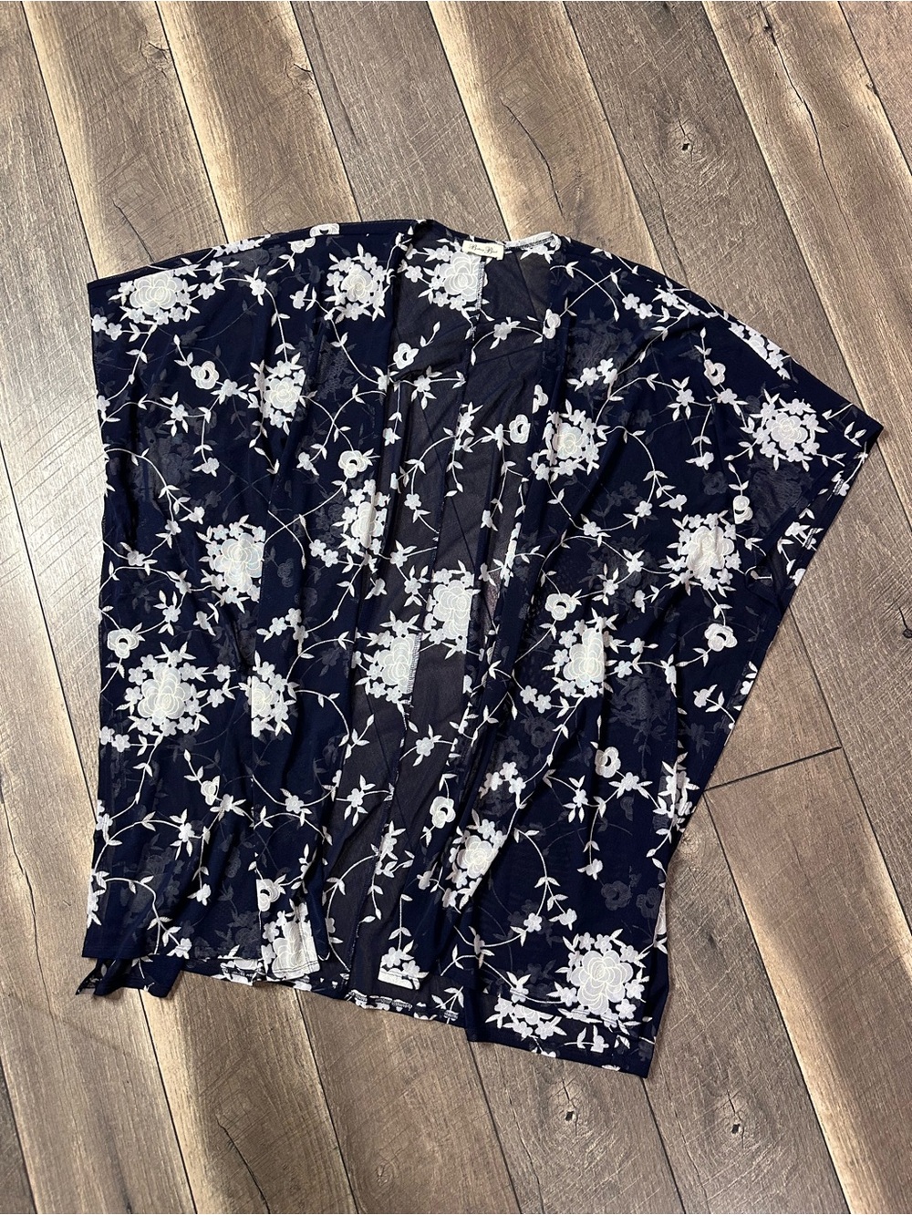 Brittany Black Floral Kimono